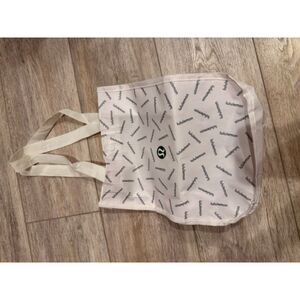 Lululemon shopping bag small white and green | Christmas version